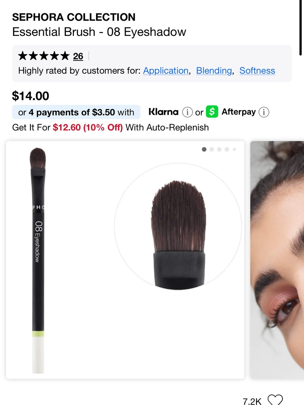 Sephora eyeshadow brush